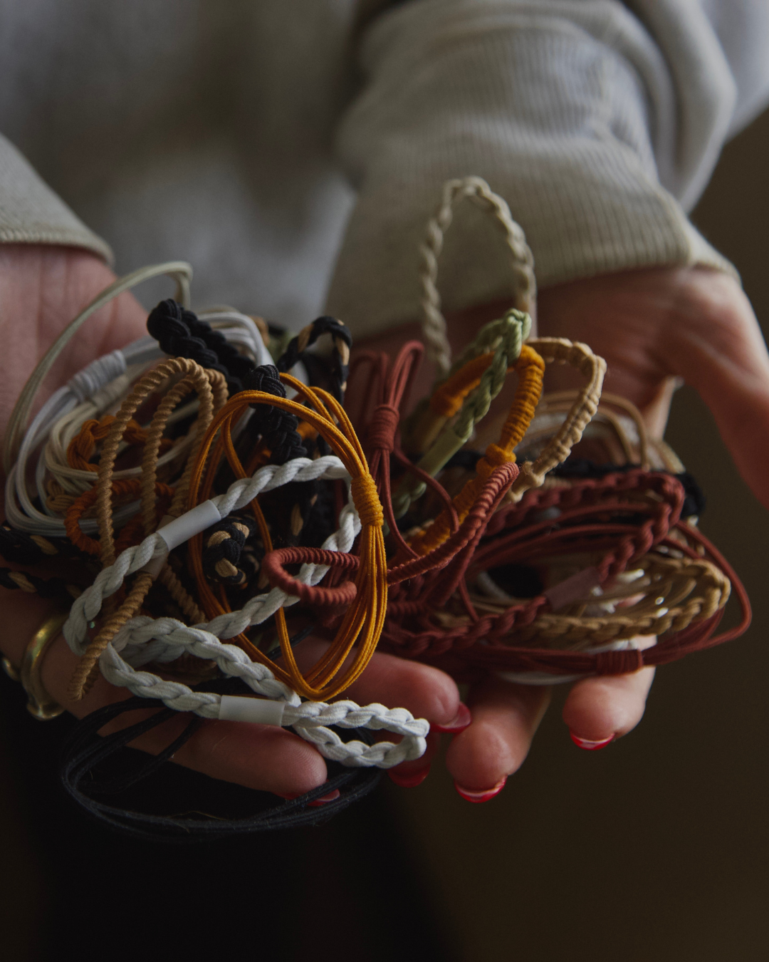 Boho Hair Tie 36 Pack & Carrying Case