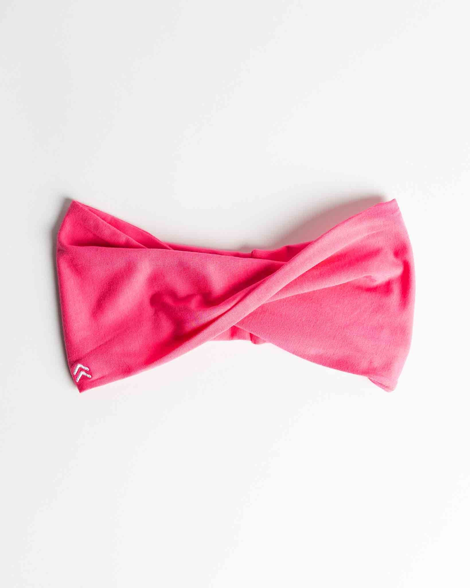soulvation bubble gum pink twist headband