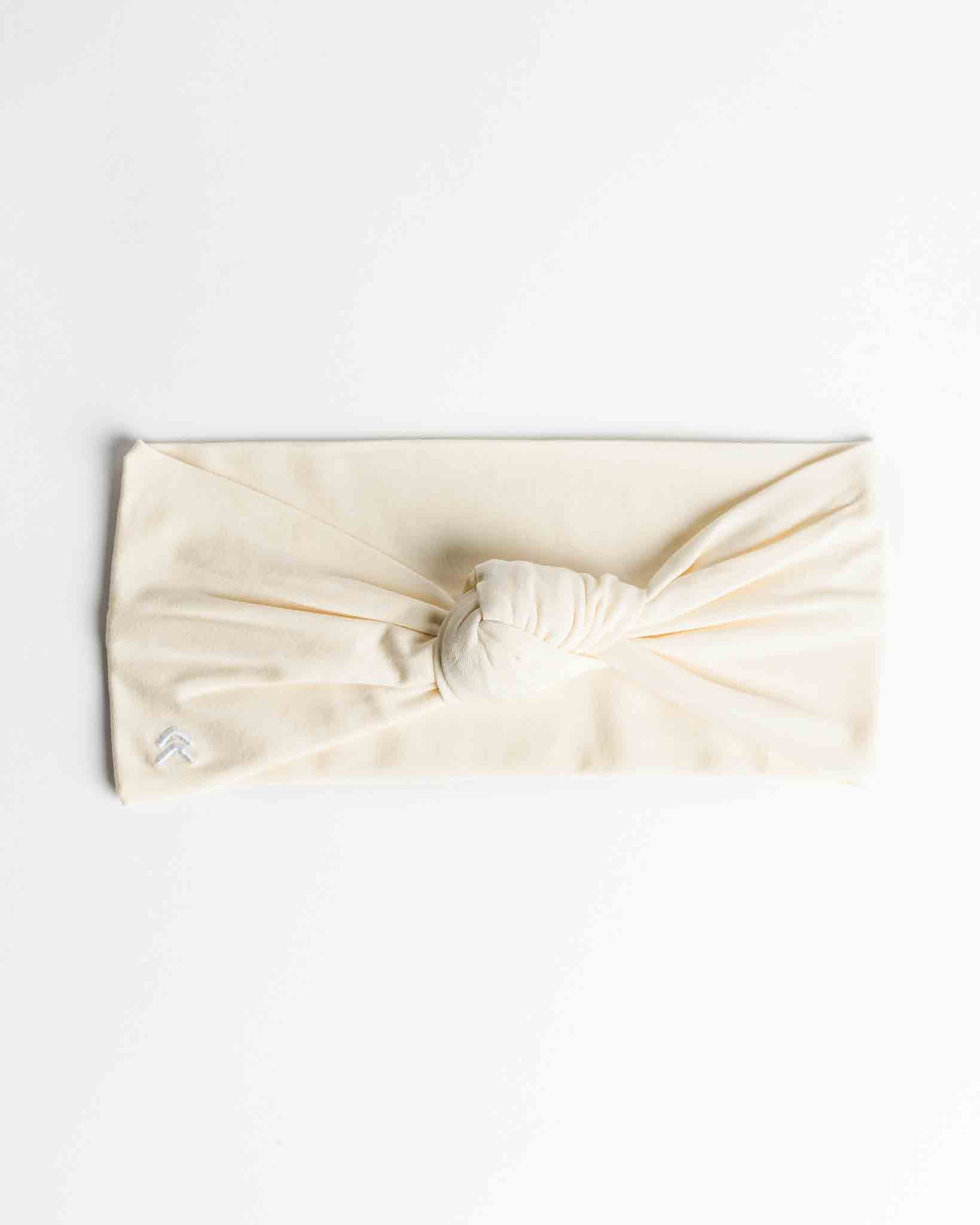 butter soft knot headband creme