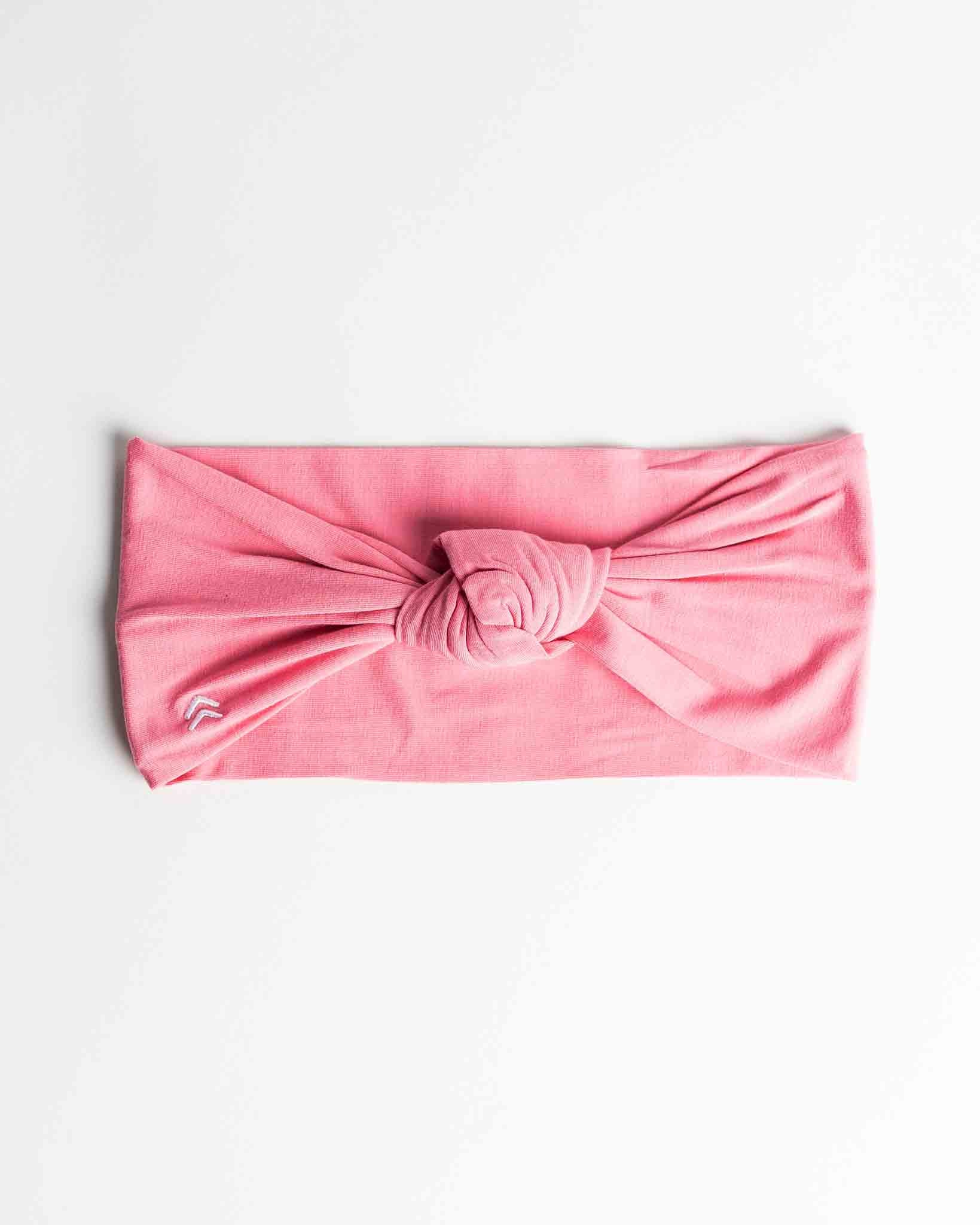 butter soft knot headband strawberry sorbet pink