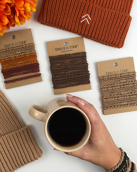 Boho Hair Tie Combo Pack | 3 Pack | Best Selling Colors 