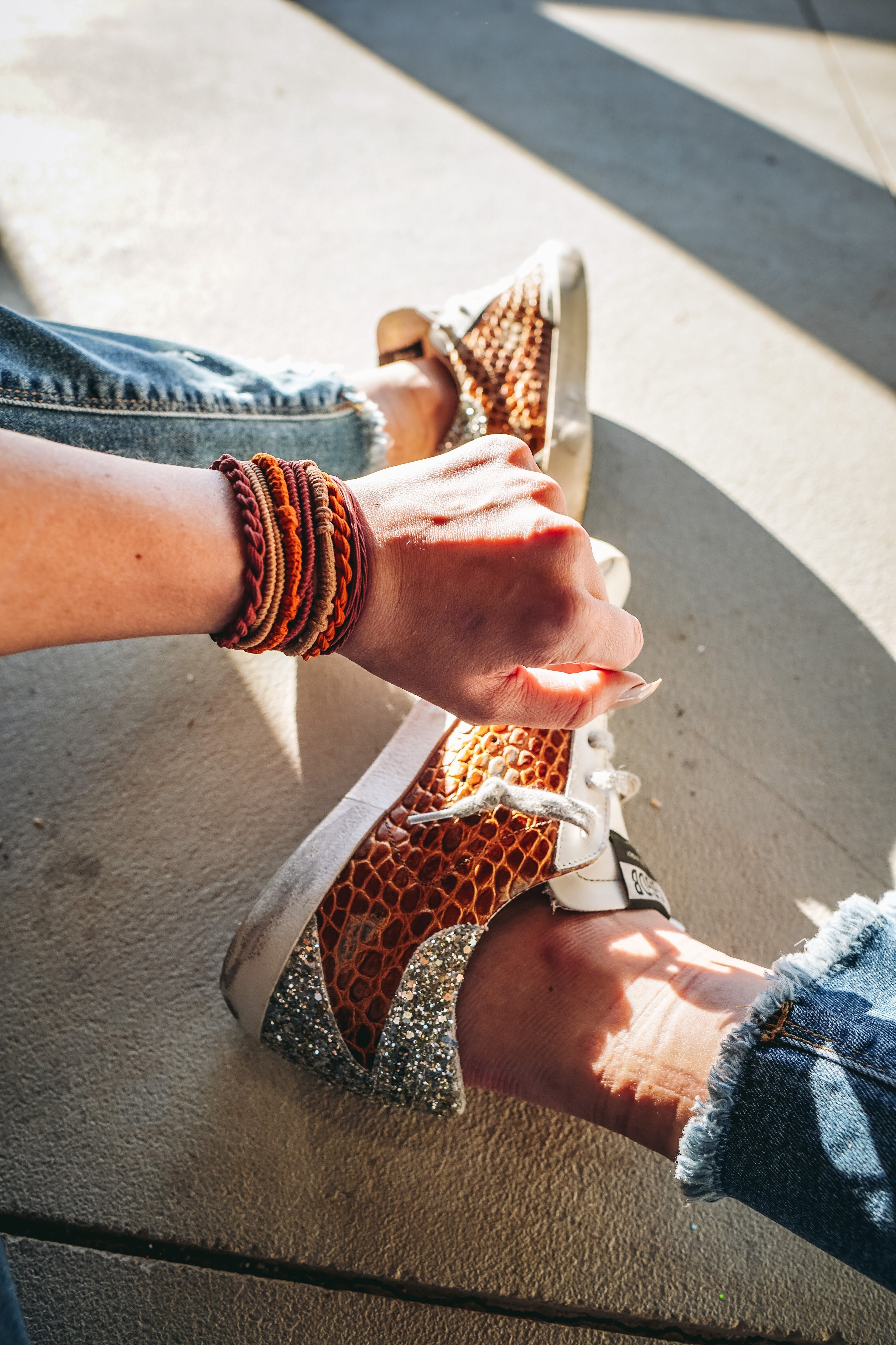 Boho Hair Tie Bracelet Sahara