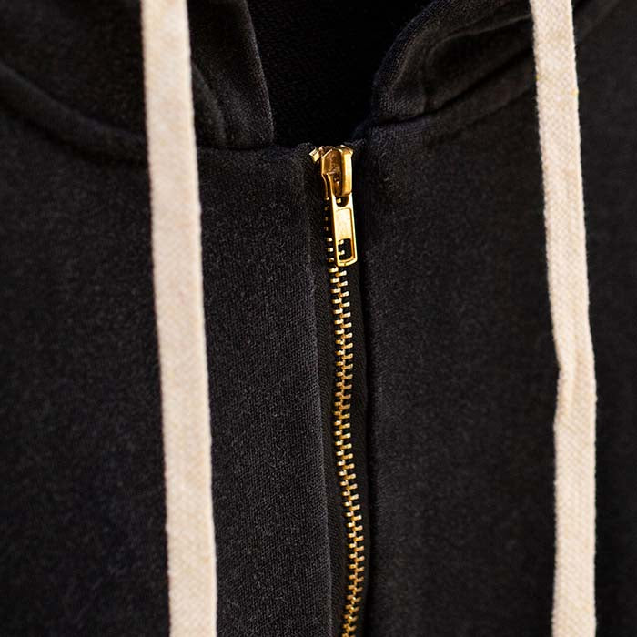 soulvation quarter zip hoodie black