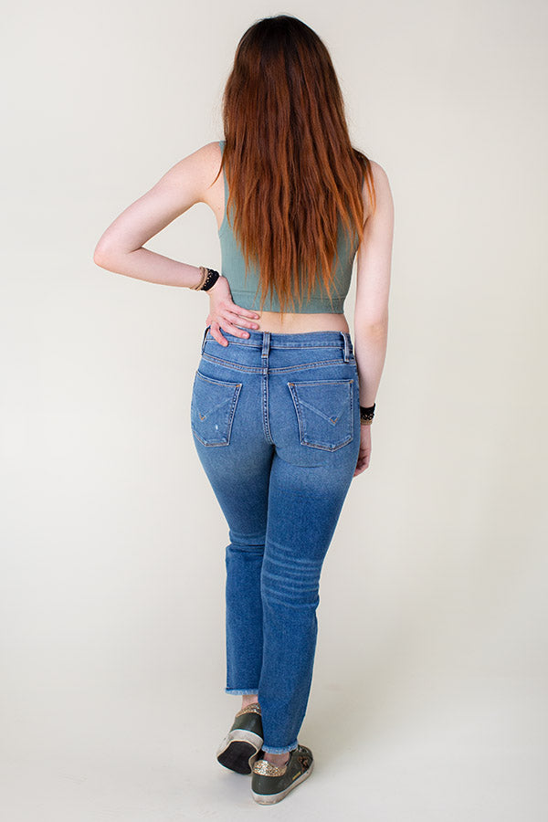 Hudson Nico Midrise Crop Straight Jean